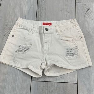 Girls Guess Bling Jean Shorts